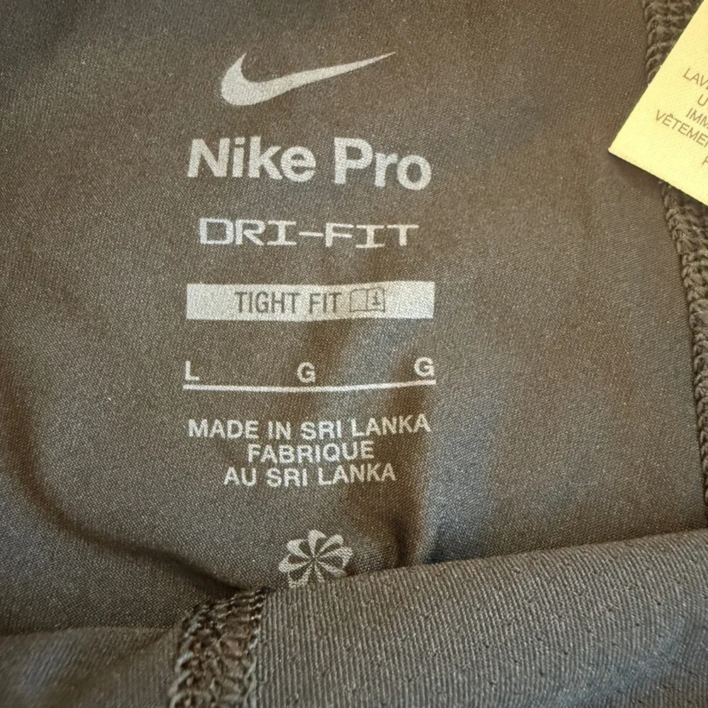 Nike Pro Dri-FIT Tight Fit Mens Compression Leggings Black Large